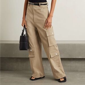 Frankie Shop Hailey Cotton-twill Cargo Pants